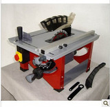 台式多功能小型8寸木工台锯裁板机45&deg;调节家用木工锯