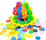 早教大颗粒加厚塑料雪花片积木儿童益智拼插积木宝宝智力开发玩具