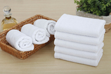 酒店白色毛巾批发 纯棉 加厚 星级宾馆卫浴用品 客房洗浴面巾