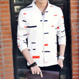 2016男装外套青年短款棒球服夹克修身薄休闲韩版立领潮男春季上衣