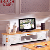 大理石电视柜 欧式家具电视机柜茶几组合实木简约烤漆客厅地柜