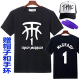 火箭麦迪篮球1号t恤球衣 2016魔术麦迪TMAC夏装T恤 麦蒂短袖T桖男