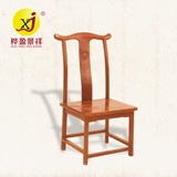 【桦盈景祥】非洲黄花梨木小官帽椅中式红木靠背椅 儿童椅