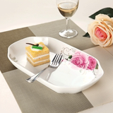 特价鱼盘陶瓷盘子大号家用菜盘长方形日式餐具创意厨房微波炉