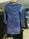 香港代購 GUESS 牛仔长袖连衣裙专柜正品 W51AM6D1R70K  清仓价