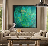 梦幻森林抽象艺术装饰画 客厅玄关大幅挂画卧室壁画沙发背景墙画