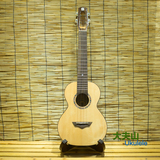 Bright Sun ukulele艳阳云杉木全单板尤克里里 23寸C型小吉他琴