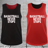 球衣篮球男套装 双面篮球服定制 空版训练服篮球比赛服团购队服夏