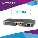包邮 顺丰 NETGEAR网件 JGS516PE 全千兆16口带8口POE交换机 现货
