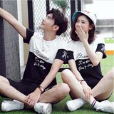 ql情侣装2016新款夏装韩版男女短袖T恤女上衣半袖学生BF个性潮qlz