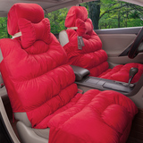 汽车座套冬季短毛绒坐垫CX-5睿翼昂克赛拉全包羽绒棉保暖座垫套