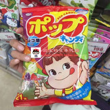现货日本代购不二家绿茶多酚护齿果汁儿童宝宝棒棒糖防蛀牙糖21只