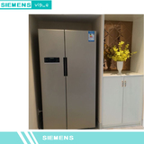 SIEMENS/西门子 BCD-610W(KA92NV03TI)B双开家用对开门电冰箱无霜