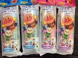 日本lion王面包超人套装图案一岁半 - 5岁宝宝用牙刷牙膏套装 留