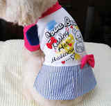 中小型犬贵宾泰迪雪纳瑞博美可卡比格柯基服装比熊狗春夏衣服包邮