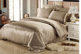 Lilysilk25姆米真丝三件套 1.2M床用单人桑蚕丝套件 丝绸床上用品