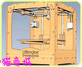 Ultimaker原理图 3D打印机 3D成型DIY 3D打印 创客科技 文档图CAD