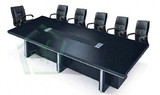 上海可定做实木板式大型会议桌简约现代办公家具简易办公桌椅组合
