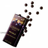 比利时GODIVA高迪瓦醇黑巧克力豆铁盒装 43g 现货
