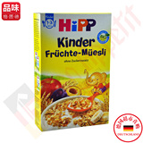现货德国原装进口Hipp喜宝幼儿天然无糖早餐水果燕麦片200g