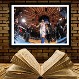 林书豪[M2275]装饰画有框画餐厅咖啡厅酒吧挂画篮球明星NBA海报