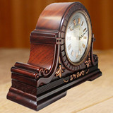 钟表客厅座钟大号创意欧式古典仿红木艺术台式立钟时尚实木工艺钟