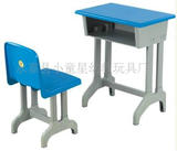 儿童单人学习桌 中小学课桌椅 塑钢桌椅 儿童书桌写字桌ZY21型