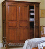 厂家直销美式实木家具美式乡村简约现代高档卧室家具实木衣柜
