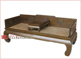 中式明清仿古典全实木老榆木罗汉床台塌沙发新款简约素面现代家具
