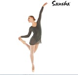 正品法国sansha三沙成人芭蕾舞蹈演出服练功服保暖针织衫KT4056A