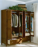 [四门大衣柜] 卧房家具 特价 家具定制 品牌家具 纯实木大衣柜