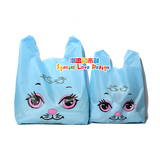 清仓 日本新款可爱猫印花手提大号购物袋折叠便携轻巧环保袋