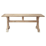 法式美式餐桌 做旧桌几橡木实木餐桌工作台酒吧桌咖啡桌长桌书桌