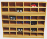 儿童书架书柜教具柜玩具柜蒙氏柜蒙特梭利收拾架幼儿园榉木鞋架