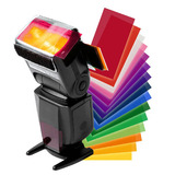 永诺568色温片 机顶闪光灯滤色片套装 色纸12色 通用 相机滤色片