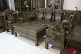中式沙发 实木家具套装组合 客厅 红木家具鸡翅木沙发五件套 特价