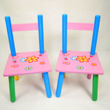 实木儿童靠背椅 婴儿餐椅安全座椅沙发 学习桌椅宝宝卡通小椅子