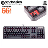 Steelseries赛睿 6GV2游戏专业机械键盘黑轴/红轴 包邮送正品挎包