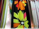 精纺全棉系列-  黑色底大印花   现代定制窗帘成品布料