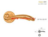原装意大利进口迦南门锁 欧式古典全铜门锁 24K金门锁520RC