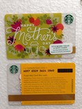 现货美国星巴克 Starbucks2014母亲节卡 随行卡 星享卡，收藏卡