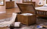 特价欧式全实木床尾毛毯箱白橡木箱子简约现代田园储物柜子收纳箱
