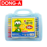 韩国DONG-A东亚 嘟哩 36色 塑料礼盒装 10mm 加粗油画棒