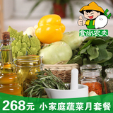 食尚农夫 小家庭2人月套餐有机农家绿色新鲜蔬菜配送广东顺丰包邮