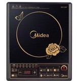 Midea/美的电磁炉HK2002黑晶面板炒菜火锅炉黑色特价专柜家用正品