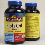 美国直邮包邮 Nature Made Fish oil深海鱼油软胶囊2瓶