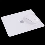 包邮现货iMacBookAir专用纤维真皮黑色白色Magic Mouse鼠标垫防滑