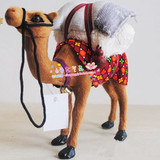 仿真骆驼假动物标本迷你模型创意毛绒礼物幼儿园玩具早教认知玩具