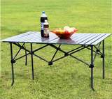 自驾游桌折叠桌户外露营野餐桌 正品铝合金桌长条铝桌户外桌子其