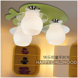 新款LED苹果吸顶灯客厅饭厅灯儿童书房卧室卡通异形玻璃吊灯灯具